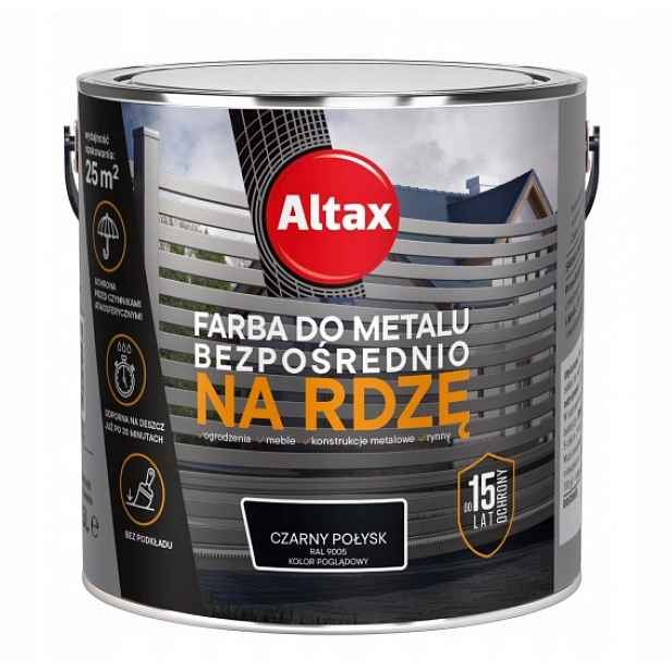 Altax Barva Barva Na Kov 2,5 L Leská Černá Ral 9005