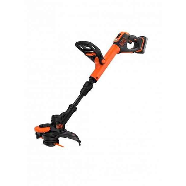 BLACK+DECKER - 18V AKU strunová sekačka, záběr 28 cm, 1x aku 2,0 Ah Li-Ion, nabíječka BCSTR918D1-QW