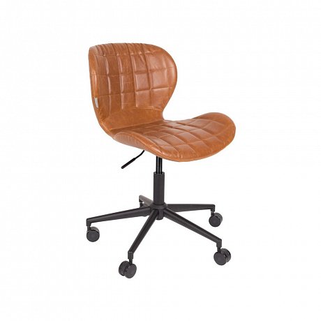 Hnědá židle Zuiver Office Chair OMG - 76 x 65 cm