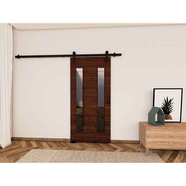 Posuvné dveře BUSHLAND 8 - 76 cm, wenge
