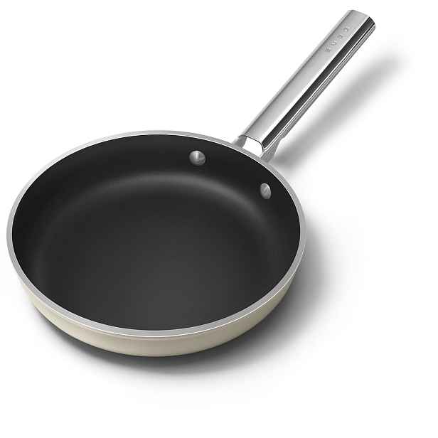Smeg Pánev s nepřilnavým keramickým povrchem, ∅ 28 cm, matná krémová FPF2802CRM