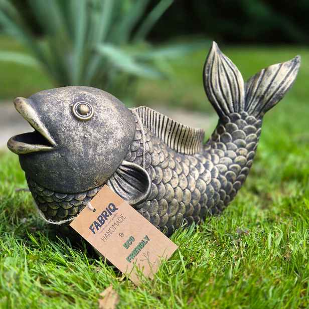 Zlatá rybka Koi 6 kg 21 cm Betonová figurka, Zahradní dekorace