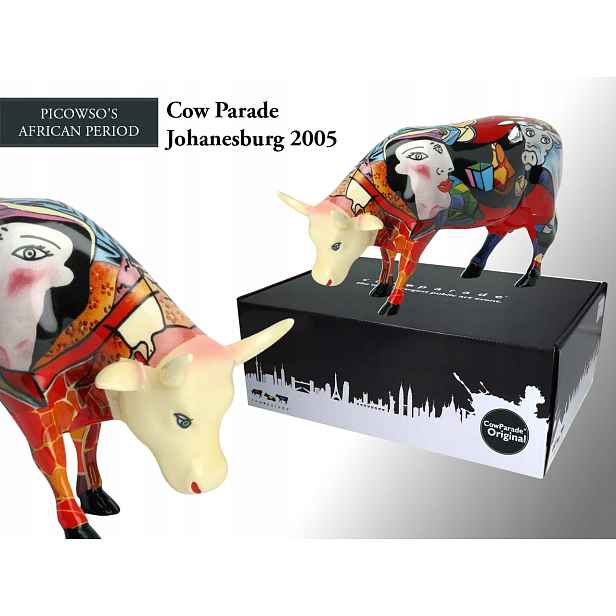 CowParade Picowso's African period Johannesburg 2005, autor: Annalie Dempsey