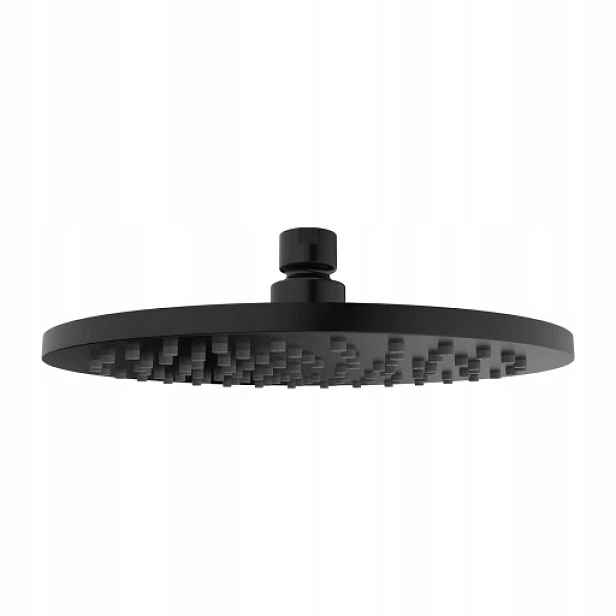Slimline dešťová sprcha, ø20 cm, černá matná