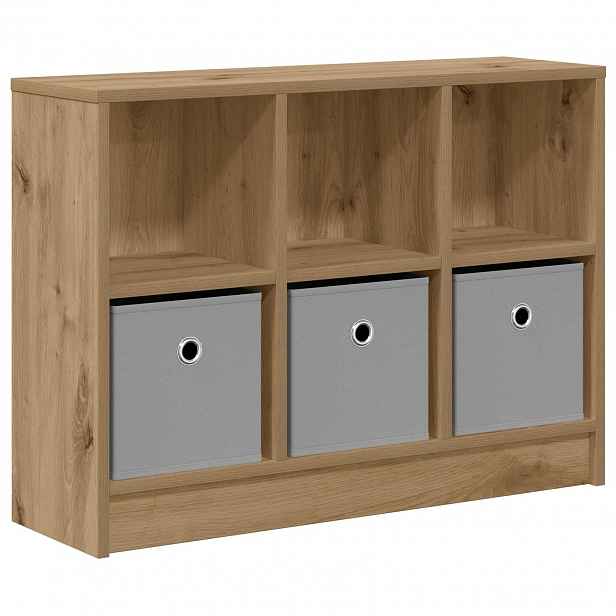vidaXL Servírovací skříň Artisanový dub 73,5 x 22,5 x 53,5 cm