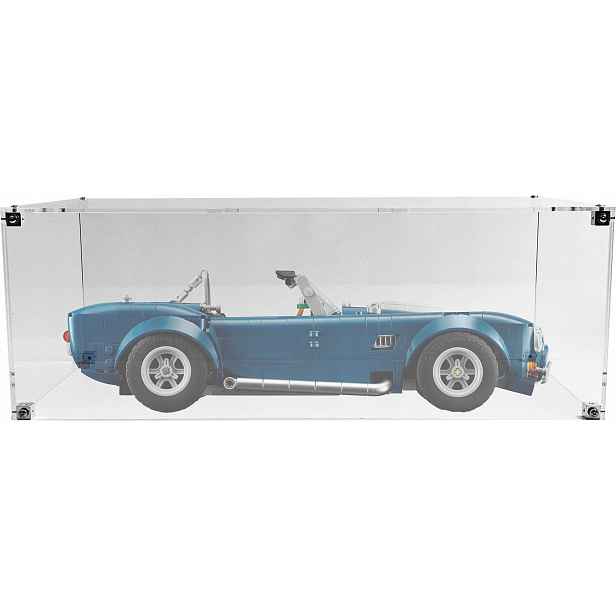 Vitrína Drewlandia pro stavebnici Lego 10357 Icons Shelby Cobra 427 S/c