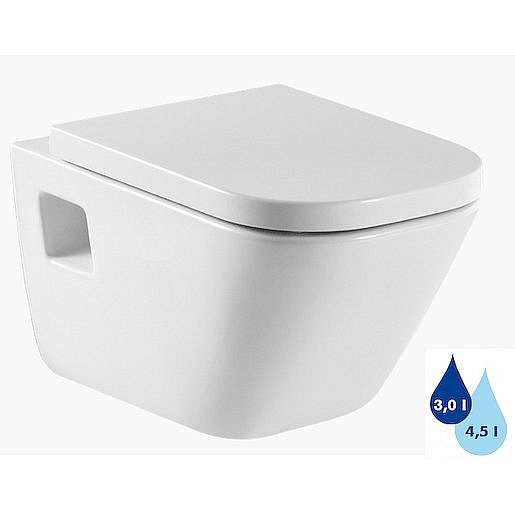 Wc závěsné Roca The Gap zadní odpad A346477000