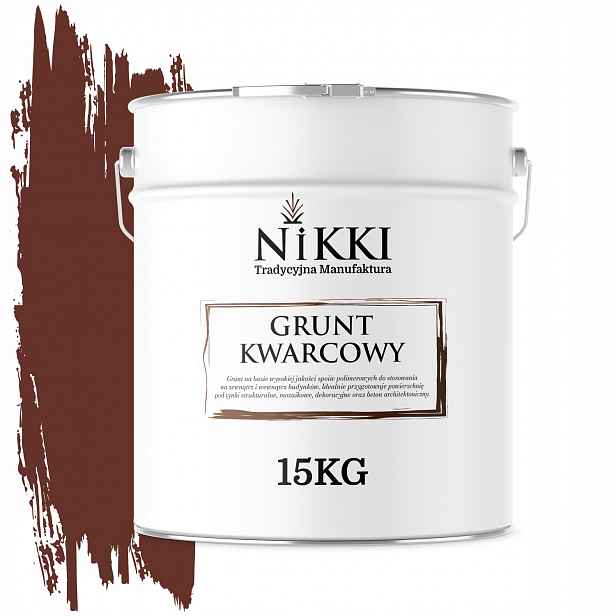 Křemenný Podklad Pod Silikonovou Omítku Barva Hnědo-červená Ral 8012 15 Kg