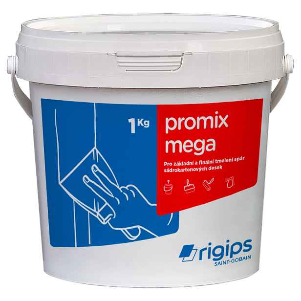 Tmel spárovací a finální Rigips ProMix Mega 1 kg