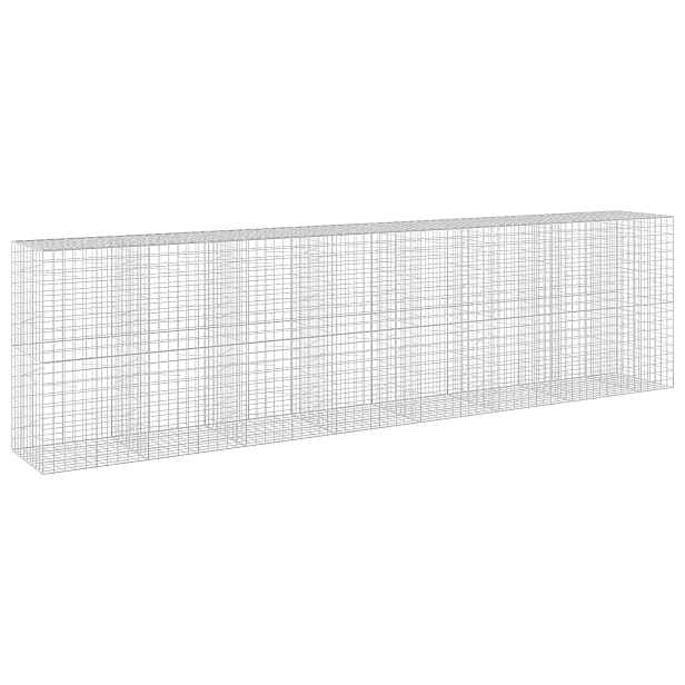 vidaXL Gabion s drátem 5 mm a síťkou 10x10 cm 750x100x200 cm