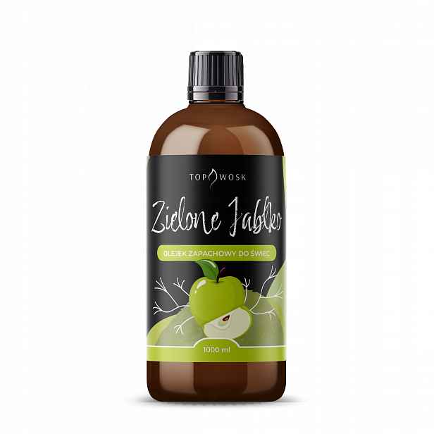 Vůně do svíček vosku parafínu Zelené Jablko 1000ml vonný olej