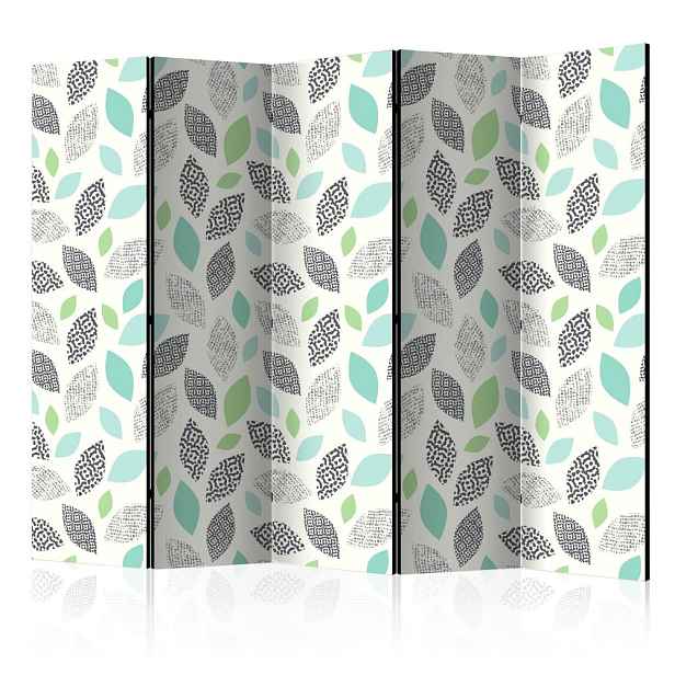 Paraván Patterned Leaves Dekorhome