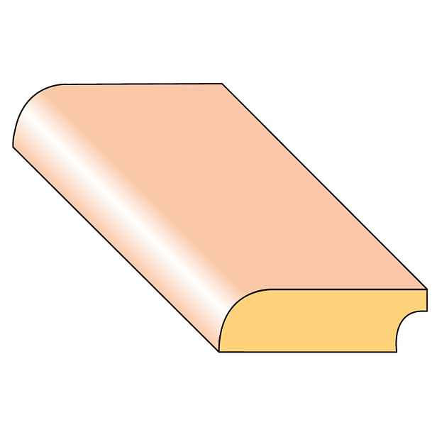 Lišta podlahová P5 smrk nastavený 27×9×2000 mm, 25 ks/bal