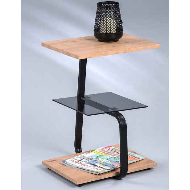 Odkládací stolek Lugana, dub artisan