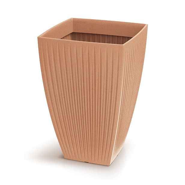 Prosperplast Vysoký květináč LATIE SQUAR I 40 cm terakota