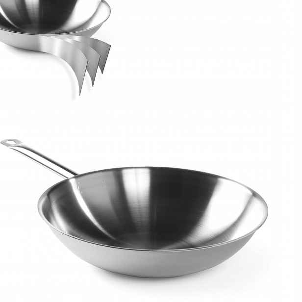 Wok 3-PLY pánev bez víka Hendi 839003