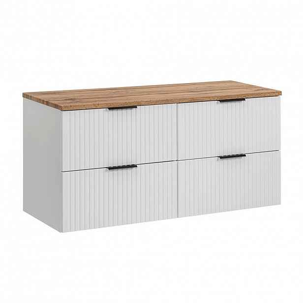 Petits-meubles SKŘÍŇKA POD UMYVADLO 120.8cm Adriel Bílá