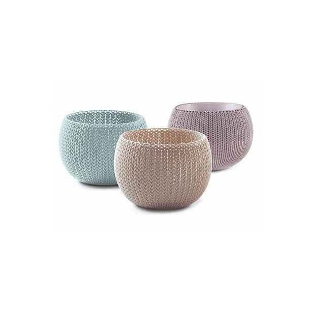 Plastové květináče v sadě 3 ks ø 15 cm Cozy – Keter