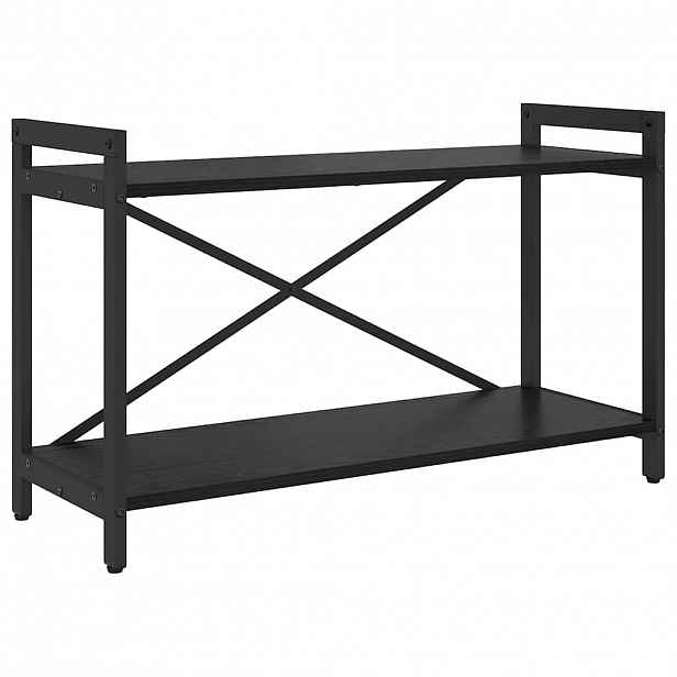 vidaXL Knihovna 80 x 30 x 50 cm Kompozitní dřevo Černý dub