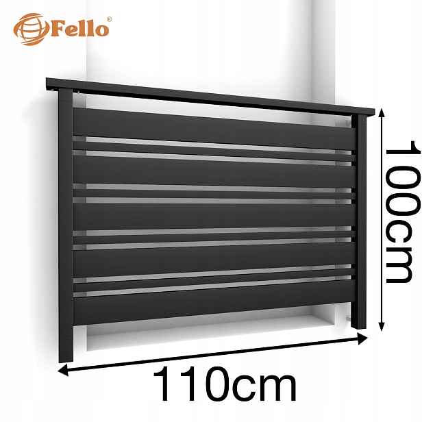 Classic MIX Francouzský balkon 110 cm Zábradlí Ral