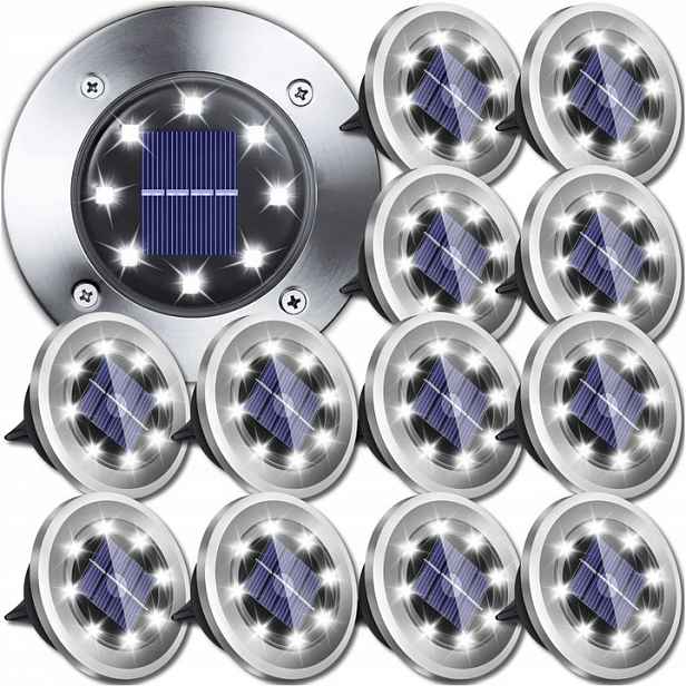 12 x Zahradní Soumrakové Solární Zapichovací Led Lampičky