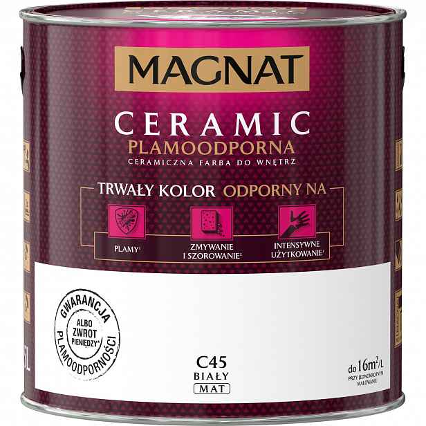 Barva Magnat Ceramic 2,5L C45 Bílá
