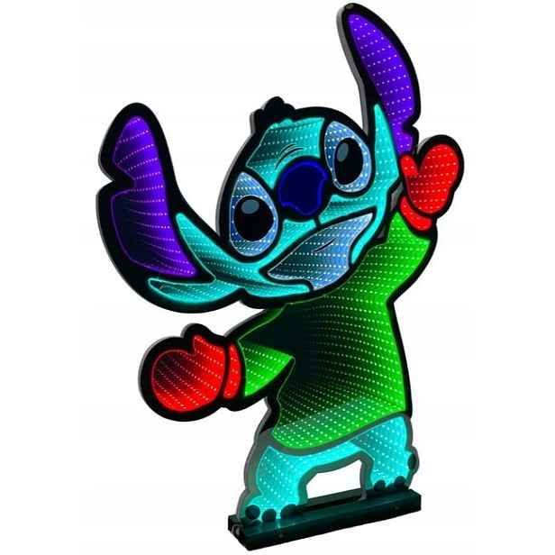 Disney Led světlo s efektem nekonečna Stitch, 60 cm