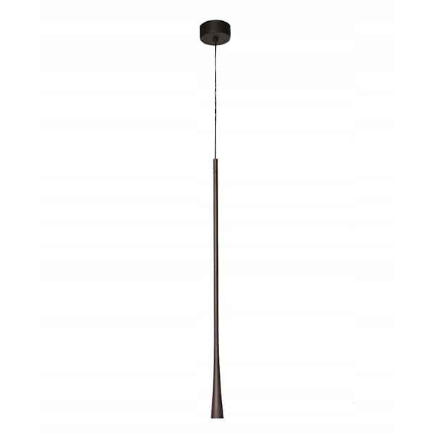 Stropní Svítidlo Závěsná Lampa Hnědá Led Pw 7 W 3000K IP20 185 cm