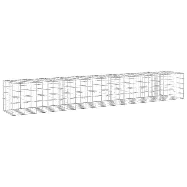 vidaXL Gabion s drátem 5 mm a síťkou 10x10 cm 350x50x50 cm