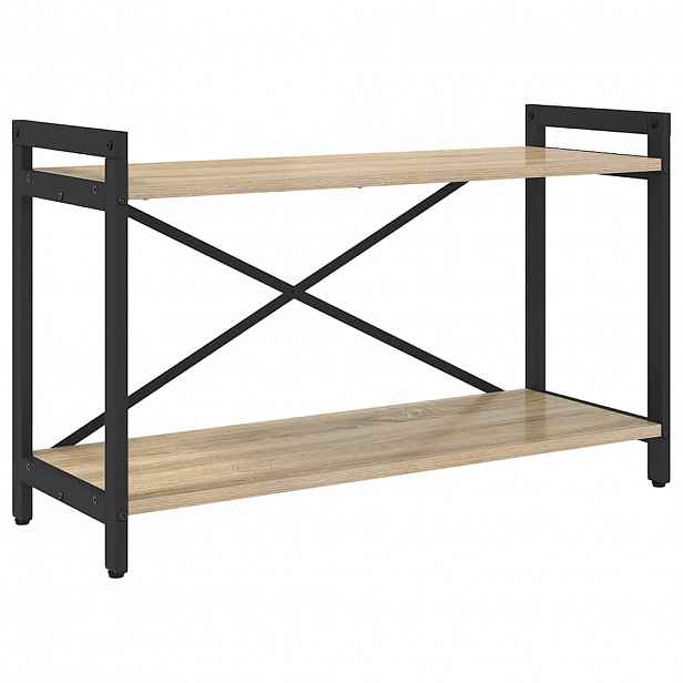 vidaXL Knihovna 80 x 30 x 50 cm Kompozitní dřevo Sonoma dub