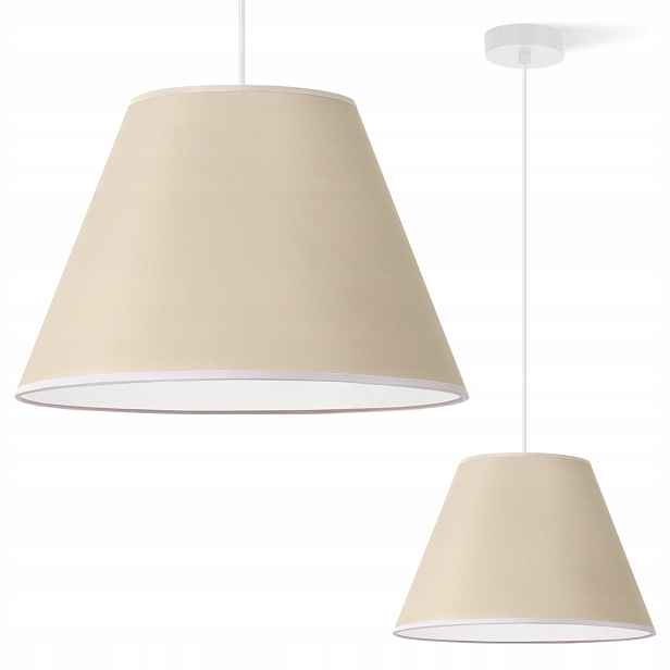 Závěsná Stropní Lampa Lustrová Lampa Kašmírová Béžová Do Ložnice Obývacího Pokoje