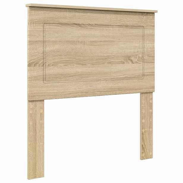 vidaXL Čelo postele Sonoma dub 100 cm Dřevěný materiál