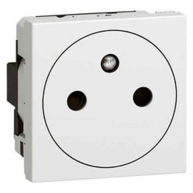 Ploché zásuvky 2P+Z IP31 antibakteriální bílé Legrand 077132