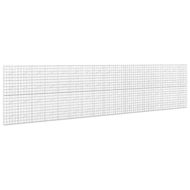 vidaXL Gabion s drátem 5 mm a síťkou 10x10 cm 850x10x200 cm