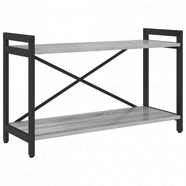 vidaXL Knihovna 80 x 30 x 50 cm Kompozitní dřevo Šedá sonoma