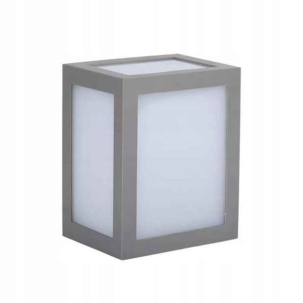 Venkovní nástěnné Led svítidlo 12W IP65 Šedá Studená 750lm VT-822 V-tac
