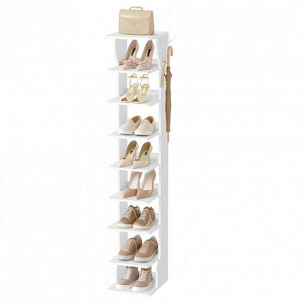 Boxxx REGÁL NA BOTY, bílá, 26,4/147/30 cm