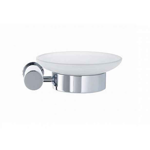 Duravit D-Code - Mýdlenka s držákem, pravá, mléčné sklo/chrom 0099181000