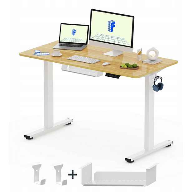 Elektrický Psací Stůl Flexispot 110x54 CM s elektrickou regulací a zásuvkou