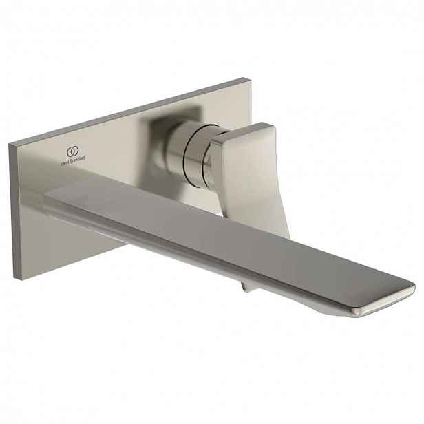 Ideal Standard Conca Tap - Umyvadlová baterie pod omítku, výtok 22 cm, Silver Storm A7372GN
