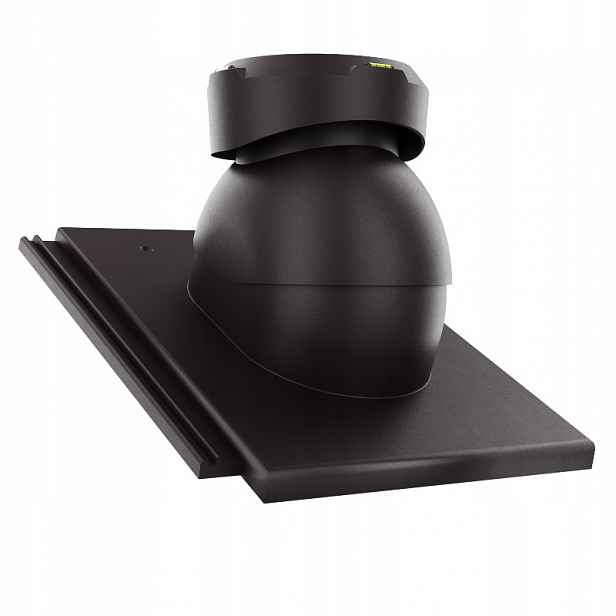 Krbový kanalizační ventilátor fi110 Braas Tegalit Koloniální Bronz