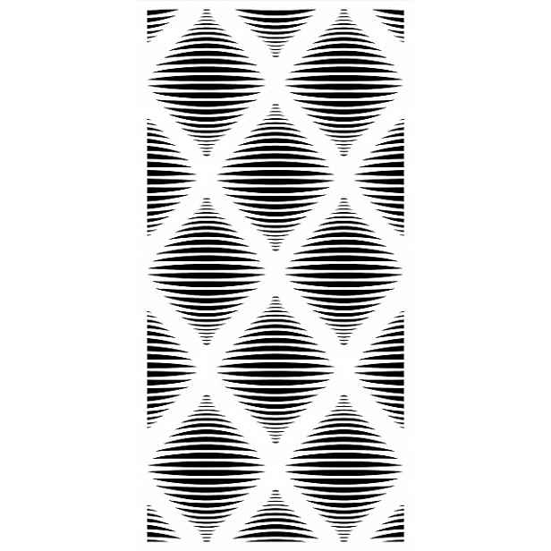 Omítací Šablona LuxBud Panel 3 pro ozdobné omítky 92 cm Dekor 3D Zeď