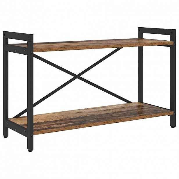 vidaXL Knihovna 80 x 30 x 50 cm Kompozitní dřevo Staré dřevo