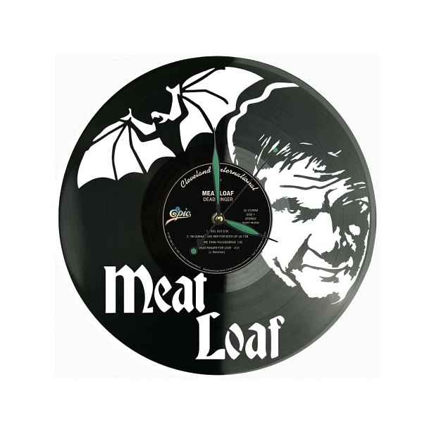 Meat Loaf Dárek Originální dekorace do domu Hodiny z vinylové desky
