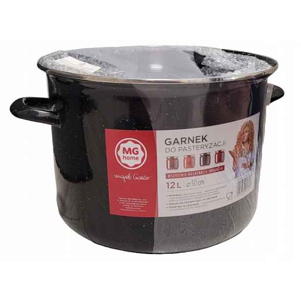 418 Mg Home Hrnec na pasterizaci ocel, smaltovaný, průměr 12 litrů, 30 cm