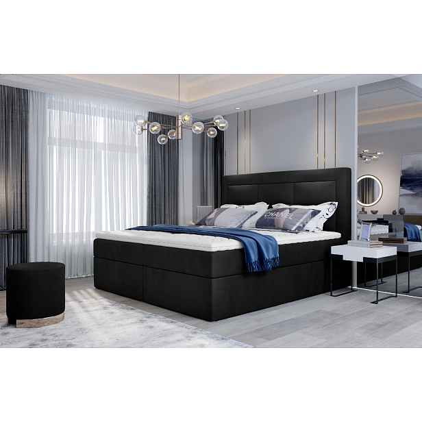 Boxspring Vivre Rozměr: 160 x 200 cm, látka: MatVelvet 99