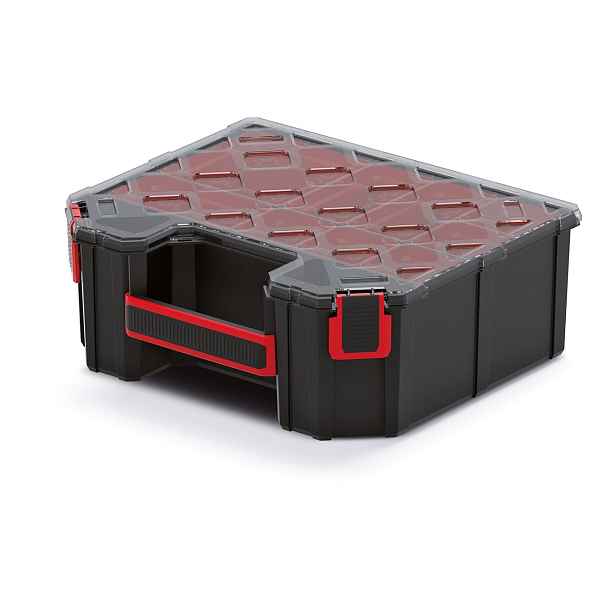 Prosperplast Vysoký organizér TIGER CABRIO PLUS II černý, varianta 390x284x105 mm