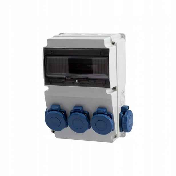 Rozvaděč Lago IP65 10M zásuvky 5x230V