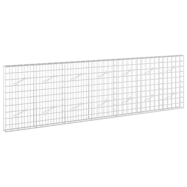 vidaXL Gabion s drátem 5 mm a síťkou 10x10 cm 350x10x100 cm