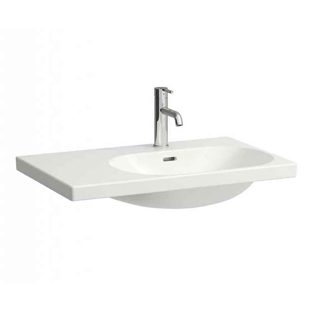Laufen Lua - Umyvadlo nábytkové 75x46 cm, s přepadem, otvor pro baterii, bílá H8170850001041